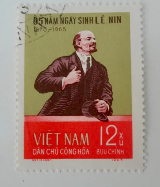 Vietnam Communist Leader Vladimir Lenin 1965 stamp VFU
