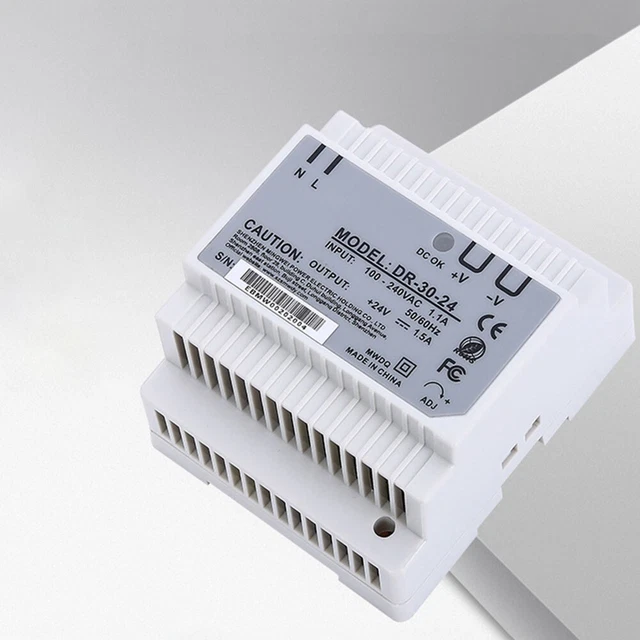 DR-60 60W Simple Sortie 5V 12V 15V 24V din Rail Variable Puissance Alimentation