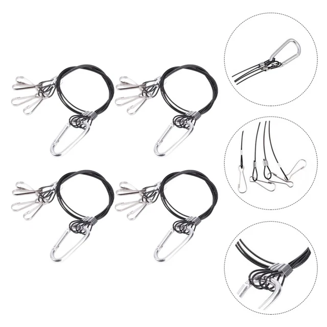 4 stücke Seilaufhänger Kit Hängende Korb LED Wachsen Licht Pflanze Aufhänger