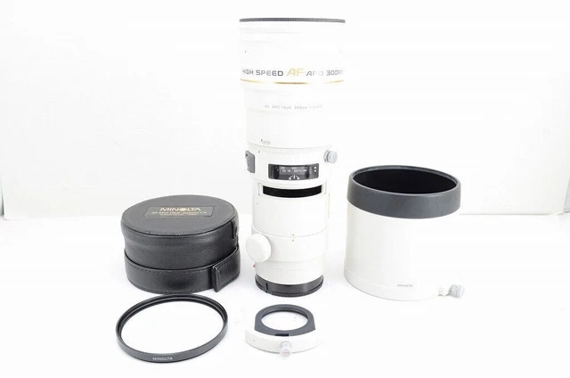 MINOLTA AF APO TELE 300mm F4 G HIGH SPEED Lens for Sony Minolta Alpha #230918i
