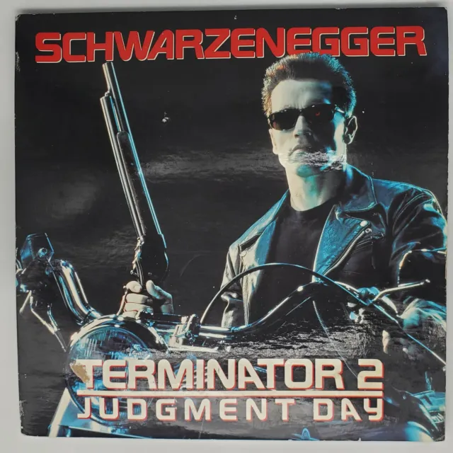 Terminator 2: Judgment Day Laser Disc 1991 Good condition Clean Discs Untested