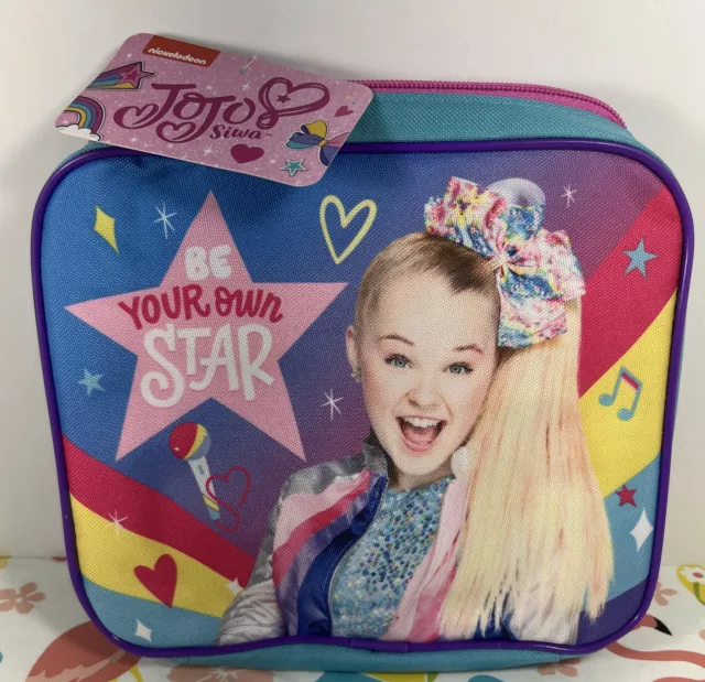 NICKELODEON JOJO SIWA Kids Insulated Lunchbox, Be Your Own Star - New ...