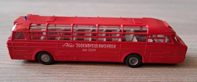 s.e.s DDR Modell 1:87 Ikarus Atze Jugendfeuerwehr Bus