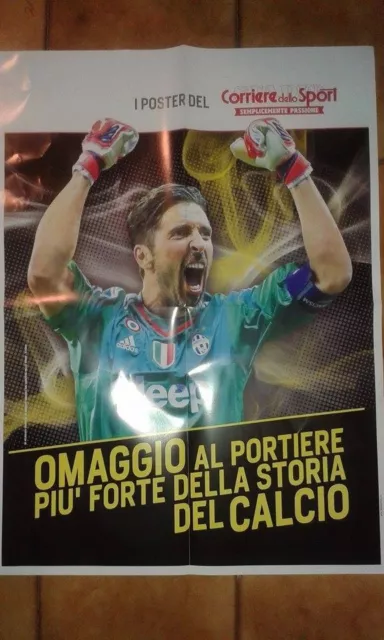 Poster Gianluigi Buffon - Juventus - Corriere Dello Sport