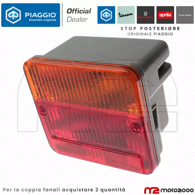 567192 - Originale Piaggio Fanale Faro Posteriore Ape 50 Rst - Mix - Ape 50 2009