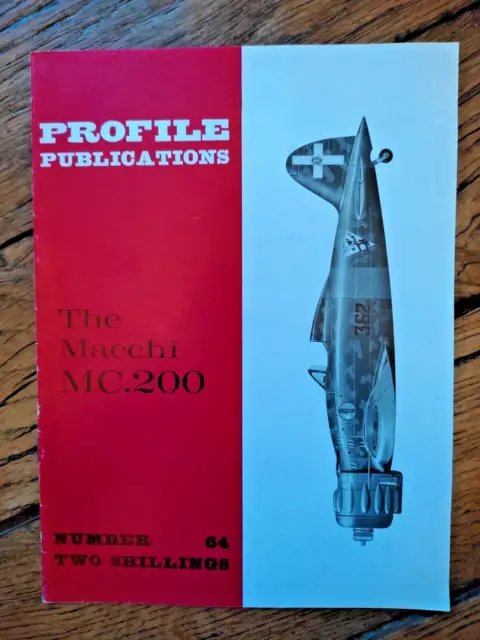 Aircraft Profile, N° 64 ," Macchi Mc . 200  ",Avion,Ww2,Militaria,Aviation,