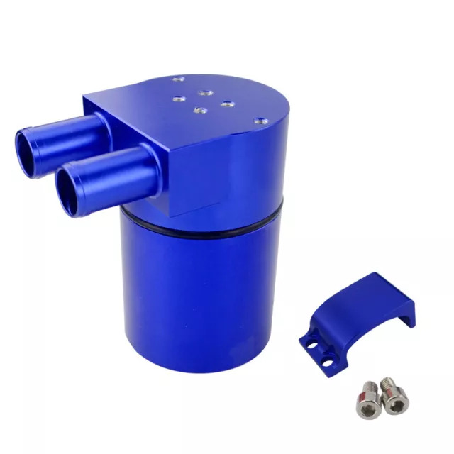 Blue Billet Aluminum Oil Catch Can Tank Bottle Baffled for BMW N54 335i 535i