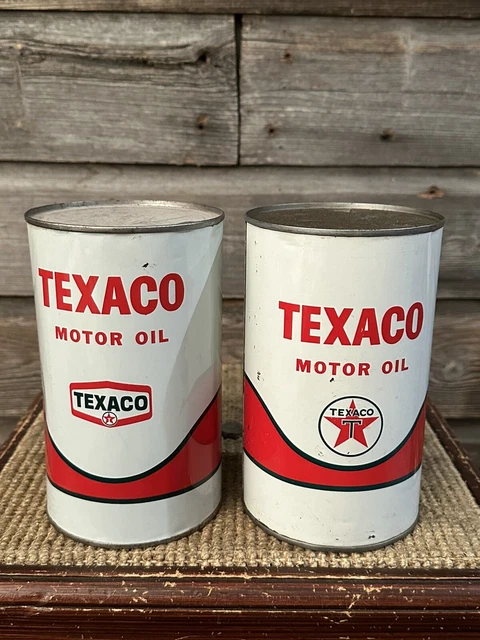 Vintage Texaco Oil Stickers – Pack Of 2, Retro Racing/Rat Rod Decals, Old School Design #737