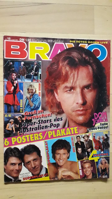 BRAVO Nr.15 vom 6.4.1989 Nino de Angelo, Don Johnson, Bros, U2, Jason Donovan...