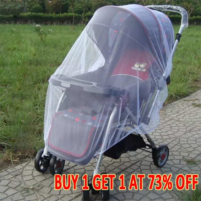 Baby Pushchair Stroller Insect Mesh Cover Buggy Pram Mosquito Fly Net Cover