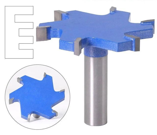 Shank T Type Slotting Milling Cutter Router Bit Industrial Grade Woodworking Kit