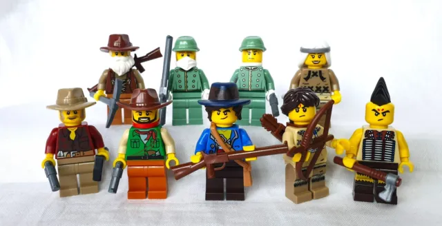 LEGO® MOC Cowboys Indianer AUSSUCHEN Minifiguren Wilder Westen NEU passt zu 6762