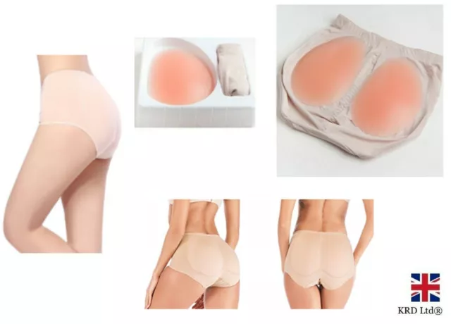 SILICONE BUTT LIFTER Pads Panty Booty Bum Enhancer Hip Knickers
