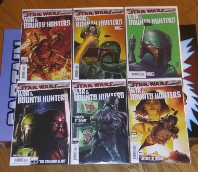 Star Wars WAR OF THE BOUNTY HUNTERS # 0 1 2 3 4 5 Marvel NM LOT 2021 6 book Set