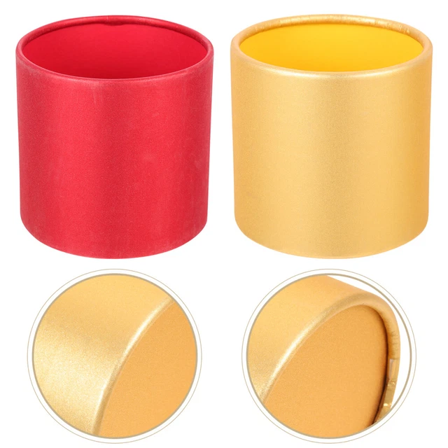 2 juegos de depósito de papel caja de almacenamiento para regalos de flores