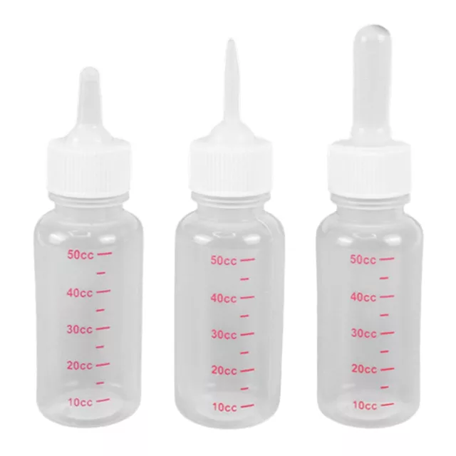 50/120ml Puppy Kitten Feeding Bottle Pet Dog Cat Transparent Silicone Feeder