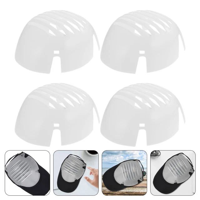4 pz fodere cappello da baseball anticollisione antiurto inserto bianco