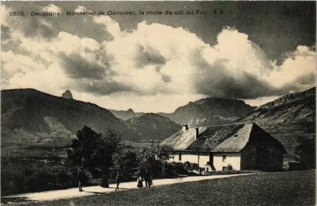 CPA Dauphine - MONESTIER-de-CLERMONT la route du col du Fau (583672)