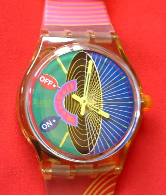 SWATCH  MUSICALL TAMBOUR  - SLJ100 - 1994 melody by J.M.Jarre-NEW-NUOVO-PERFECT