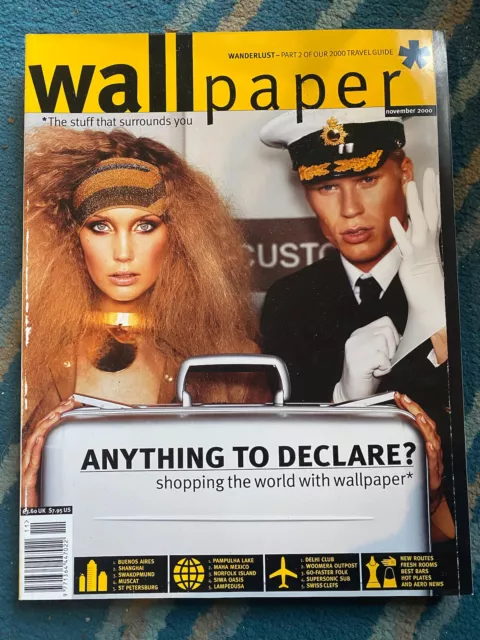 Wallpaper magazine issue 33 Nov 2000 Tyler Brulé period) ❤ RARE ❤ GC