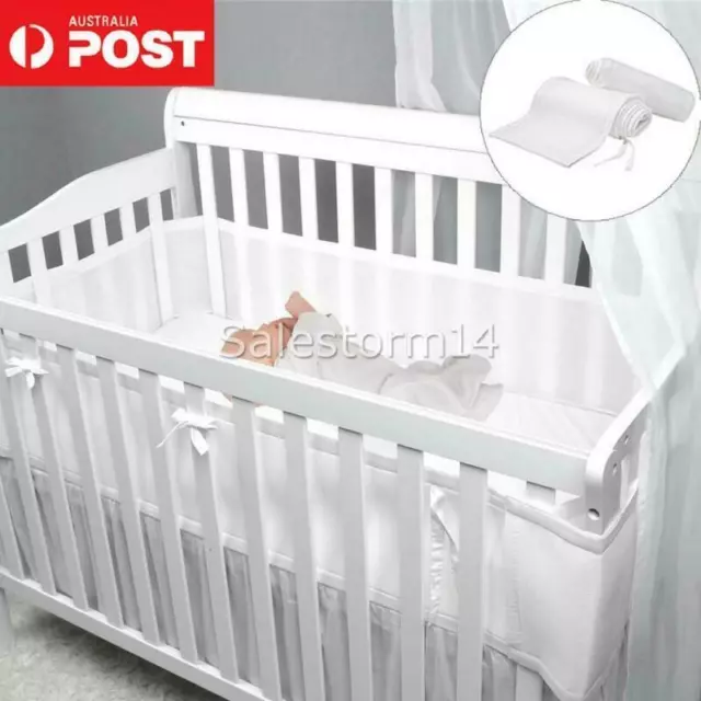 Newborn Baby Bed Bumper Crib Around Cushion Cot Protector Pillows Room Decor