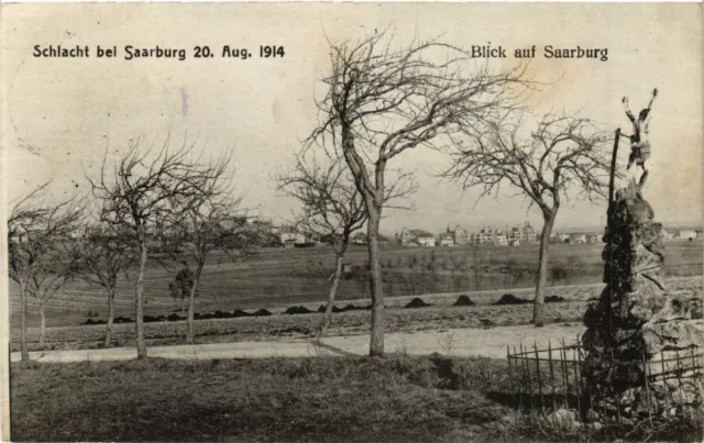 CPA AK SARREBOURG SAARBURG I.L. Battle 1914 View of SAARBURG (387578)