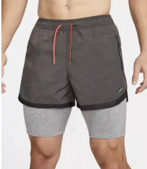 Nike Herren Kurze Hose Dri-FIT ADV Run Division 3-1 Running Shorts DM4632-254 L