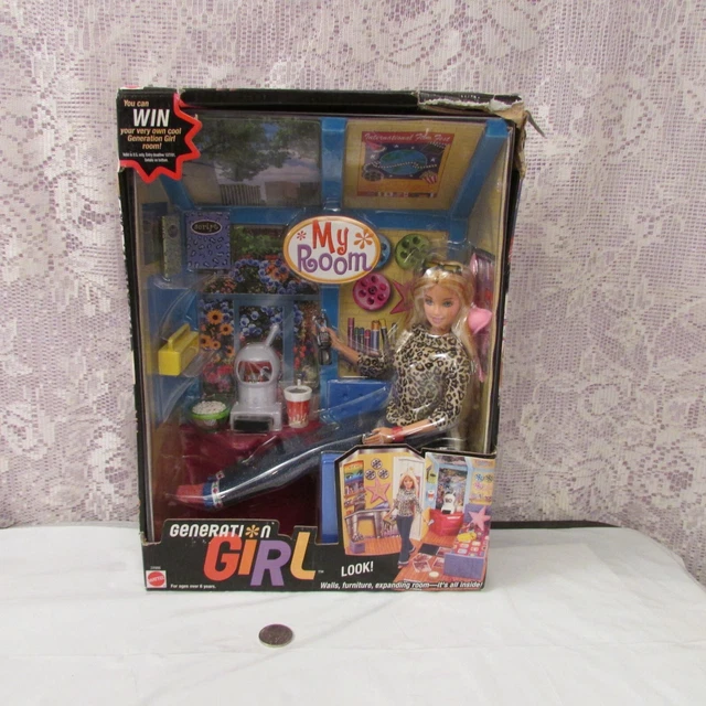 Mattel Generation Girl My Room Barbie Doll and accessories Vintage 2000 28986