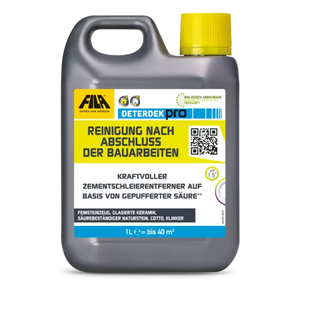 FILA Deterdek / Deterdek Pro - Décapant Acide 1 Litre