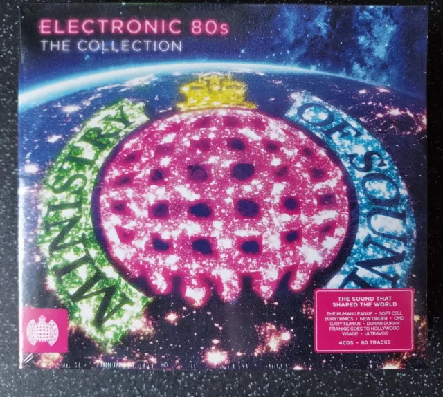 Ministry Of Sound: Electronic 80s 4xCD 1980s Hit Synth-Pop Music Collection NEW