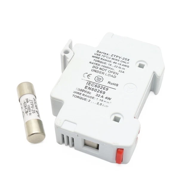 Durable Pv-Sicherung DC1000V IEC 60269.6 Pour Protection De Sonnensystems