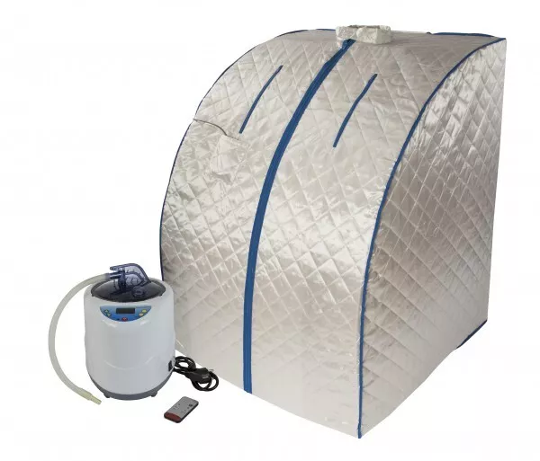 Stecksauna,Sauna de Vapor,Con Generador Vapor 2 L 1000 W,Inalámbrico Fb,Gbr m2JG