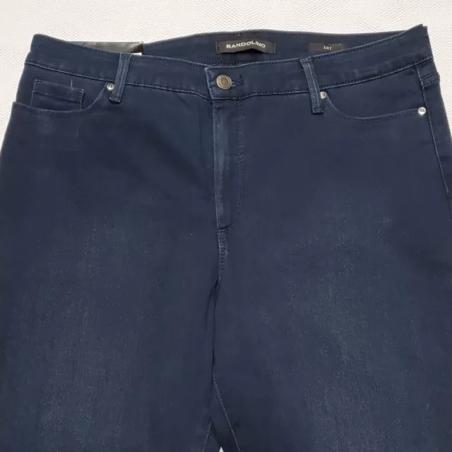 Bandolino Amy Women's Straight Leg Stretch Jeans Size 18 NWT 2