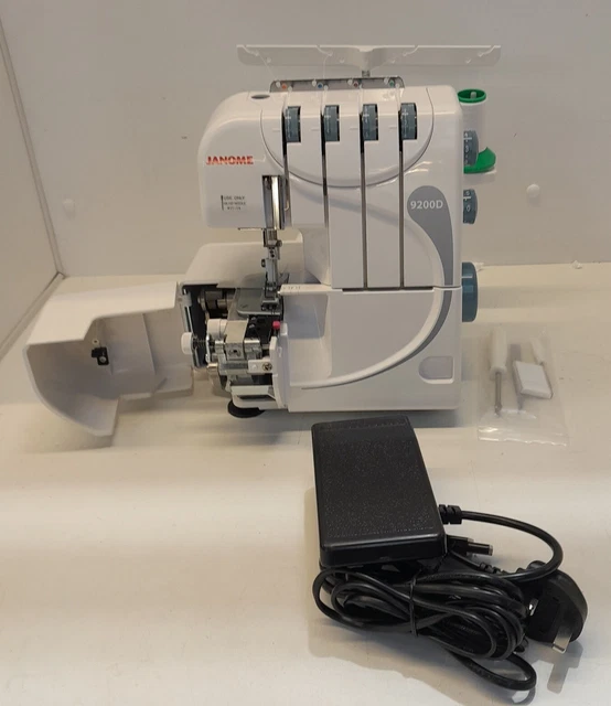 JANOME 9200D COMPACT And Quiet 4 Thread Overlocker Sewing Machine
