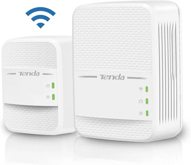 Tenda PA7 Powerline Adapter Kit AV1000 + AC750 WLAN Gigabit Steckdose  01B4236A