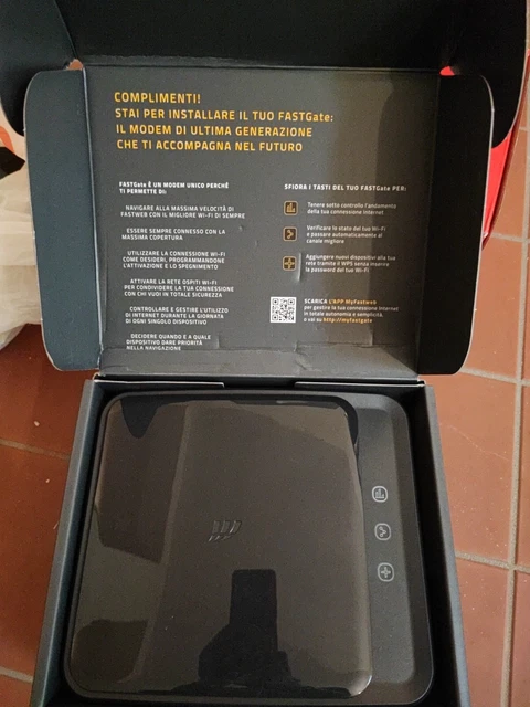 Modem Router FASTWEB FASTGate Technicolor DGA4131FWB ADSL FIBRA WiFi