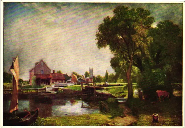 Dedham Mill John Constable Postcard