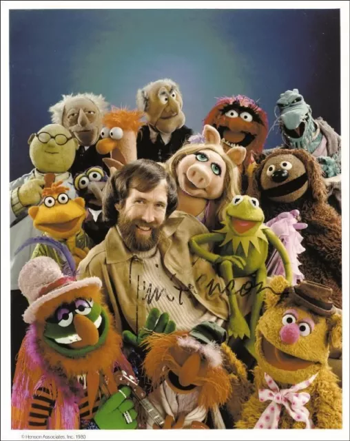 Jim Henson Autograph Signed Pp Photo Poster