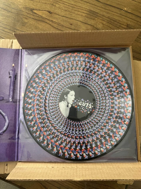 OLIVIA RODRIGO GUTS Spilled Zoetrope Vinyl LP Blood Records OLIVIA RODRIGO GUTS Spilled Zoetrope Vinyl LP Blood Records