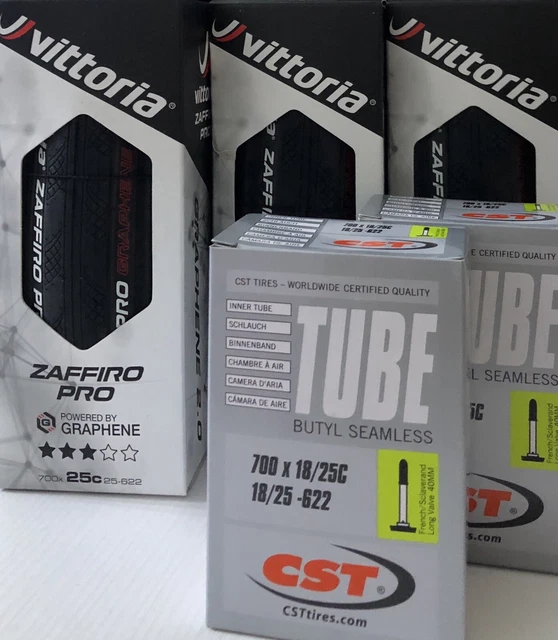 Copertoncino Vittoria Zaffiro Pieghevole 700x23 - Per Bici Da Corsa, Nero, Pressione 5-7 Bar