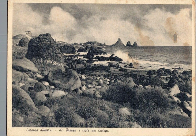 Catania dintorni Aci Trezza e Isole dei Ciclopi F. Grande  spedita