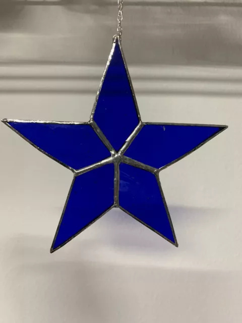 Stained Glass Star Suncatcher