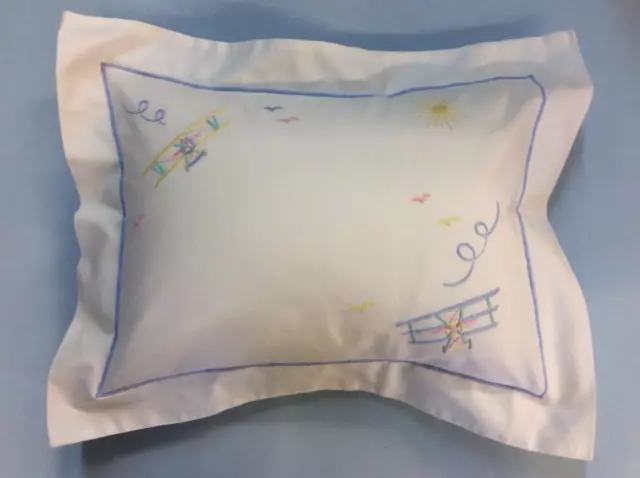 Baby/Child Airplane Pillow 12”x 16” Plus Flange with/without stuffer Ships Free!