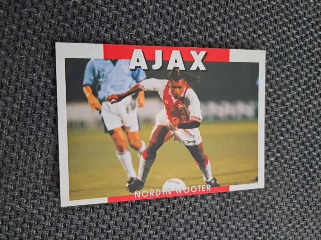 NORDIN WOOTER # AJAX / HOLLAND - 6x4 OFFICIAL AUTOGRAPHCARD UNSIGNED (1)