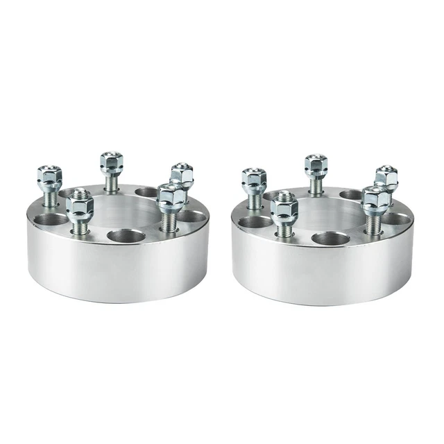 2x 2" thick 5x4.75 M12x1.5 Wheel Spacers Adapters For Chevy Camaro Corvette S10