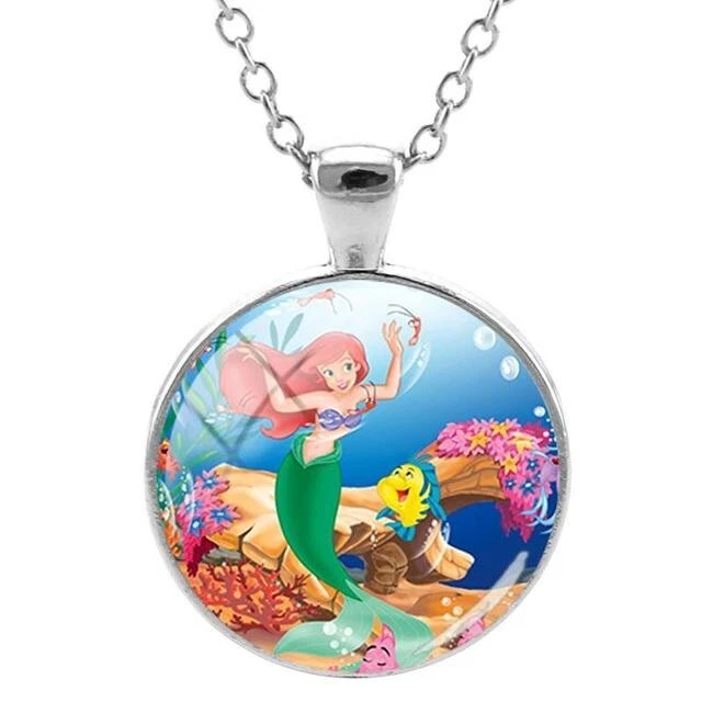 DISNEY'S THE LITTLE Mermaid Princess Ariel With Flounder Smiling Cute