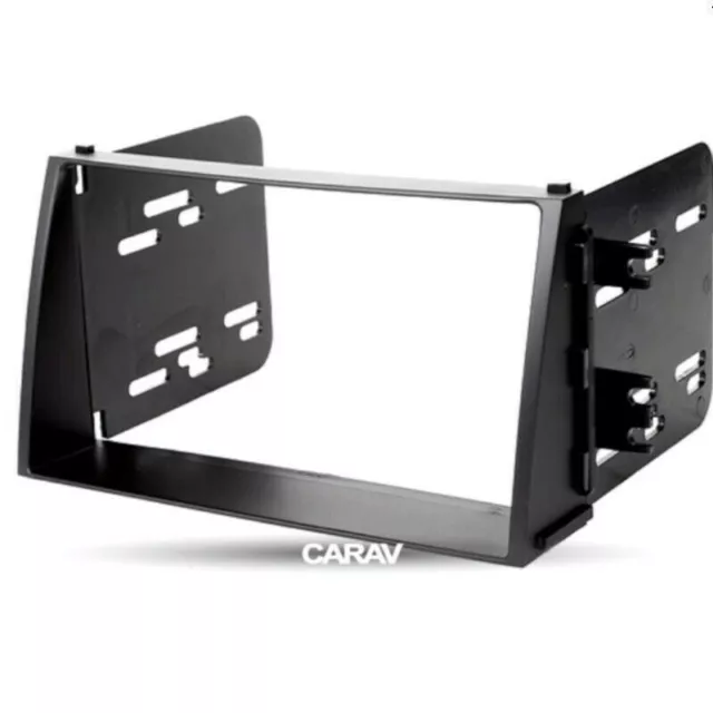 11-148 Double 2 DIN Plastic Radio Stereo Fascia Car Panel For KIA Soul 2008-2011