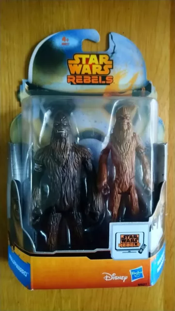Star Wars Rebels Wullffwarro & Wookiee Warrior figures