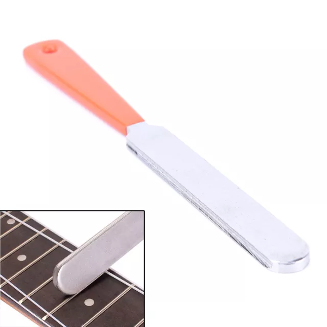 Guitar Dual Edge Crowning Luthier Filing File Uneven Fret Concave Cutter Too:AY