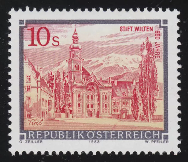 1915 Freimarke: Stifte und Klöster Österreichs, Stift Wilten, 10 S postfrisch **